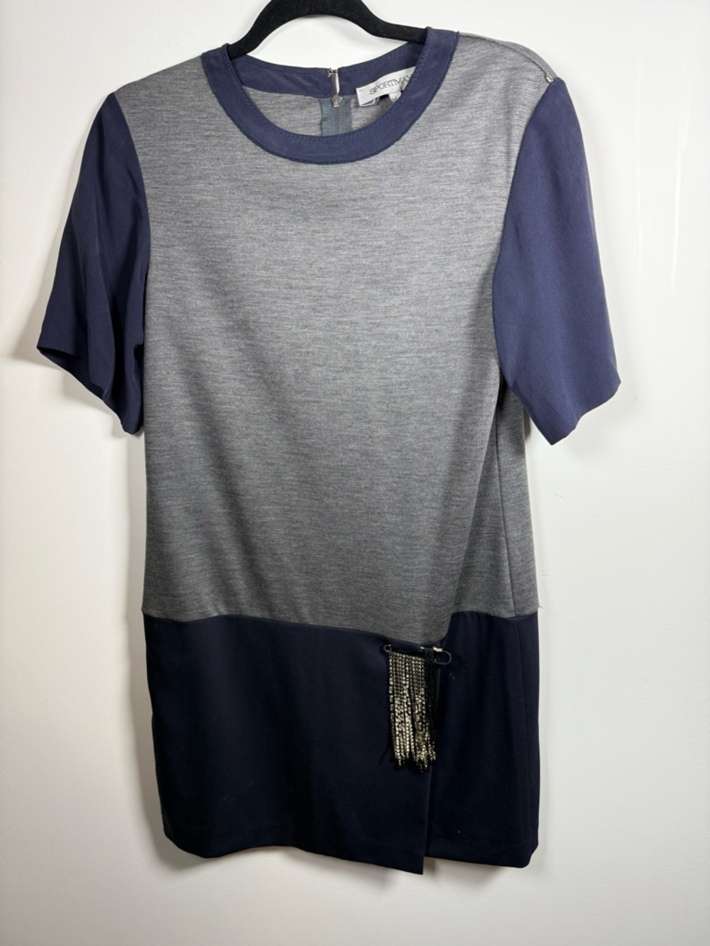 SPORTMAX | Color Block Boxy Tunic Dress Size S